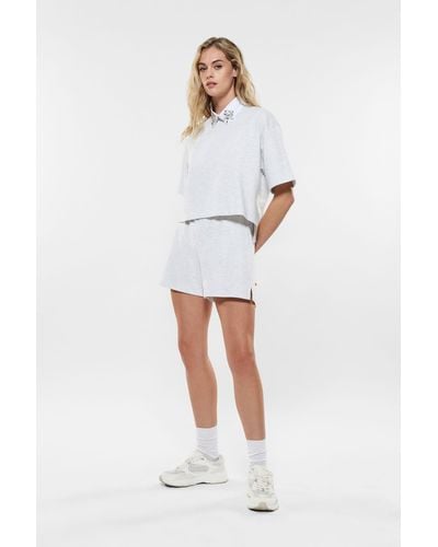 Imperial Short pur coton à poches verticales - Blanc
