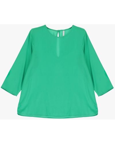 Imperial Blusa Con Scollo A Barchetta - Verde