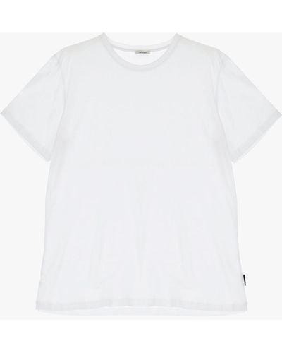 Imperial T-shirt uni à encolure ronde - Blanc