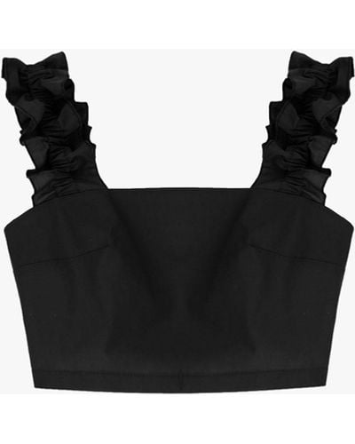 Imperial Top Cropped - Nero