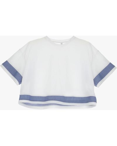Imperial T-Shirt Cropped - Bianco