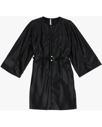 Imperial Robe en faux cuir avec zip - Noir
