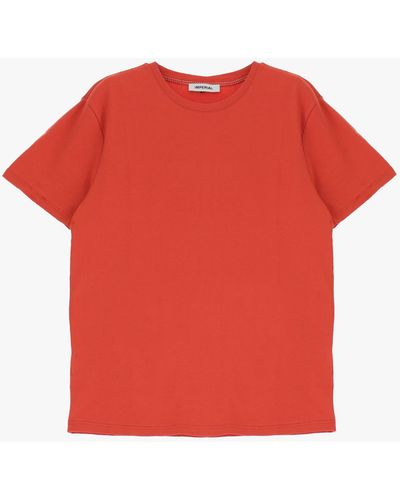 Imperial T-Shirt Con Scollo Tondo - Rosso