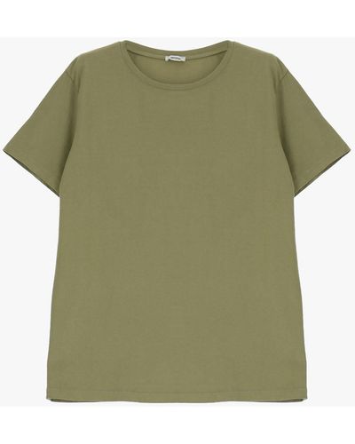 Imperial T-shirt pur coton à encolure ronde - Vert