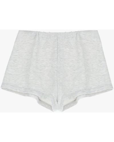 Imperial Shorts Monocolour Con Orlo Superiore Elasticizzato - Bianco