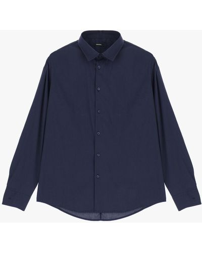 Imperial Camicia Con Colletto Classico E Bottoni - Blu