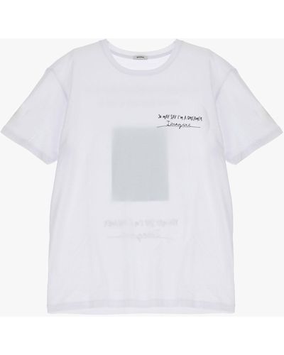 Imperial T-Shirt Fantasia Stampata - Bianco