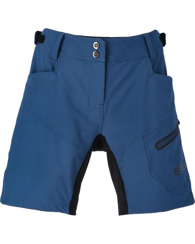 Endurance Radhose "Jamilla W 2 in 1 Shorts", mit herausnehmbarer Innen-Tights - Blau