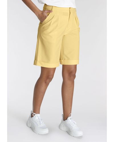 AJC Boyfriend-Hose, in modischer Shorts Variante - NEUE KOLLEKTION - Gelb