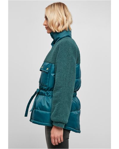 Urban Classics Jacket Mix Sherpa | in Natur DE Lyst Ladies Kurzjacke