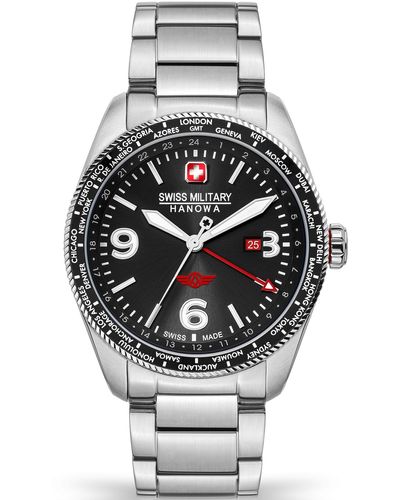 Herren-Uhren von Swiss Military Hanowa in Grau | Lyst DE