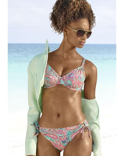 Venice Beach Bikini-Hose "Paislee", in soften Farben - Blau