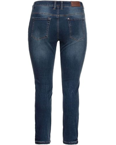 | DE Lyst Blau Stretch-Jeans Sheego Skinny mit Bodyforming-Effekt in