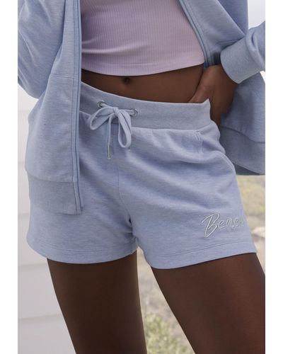 Damen-Kurze Hosen und Shorts von Bench in Blau | Lyst DE | Sweatshorts