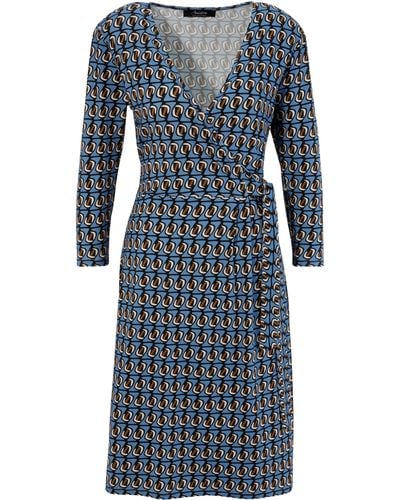 Aniston SELECTED Jerseykleid, in strukturierter Jacquard-Qualität in Blau |  Lyst DE