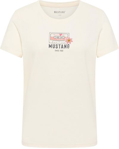 T-Shirt für Rabatt Damen Online-Schlussverkauf Lyst Bis 31% zu und – Polos DE Mustang | |