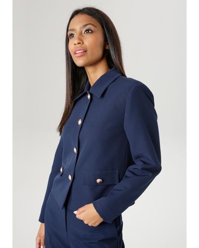 Damen-Jacken von Aniston SELECTED in Blau | Lyst DE