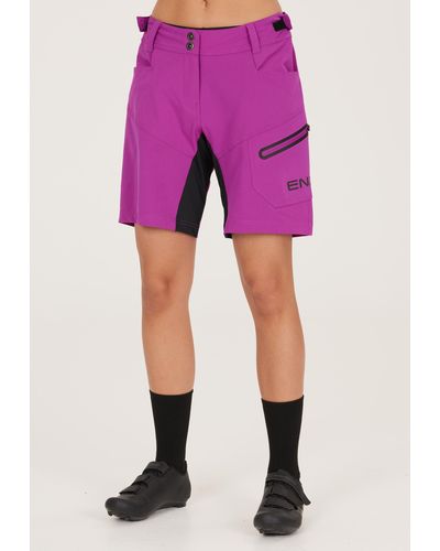 Endurance Radhose "Jamilla W 2 in 1 Shorts", mit herausnehmbarer Innen-Tights - Pink