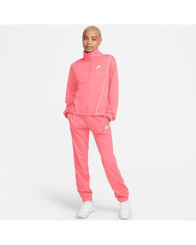 Nike Trainingsanzug "Womens Fitted Track Suit", (Set, 2 tlg.) - Pink