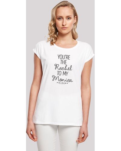 F4NT4STIC You\'re the rachel to my in monica | mit slub Weiß DE long tee ladies Lyst