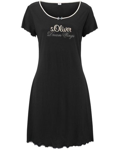 S.oliver Nachthemd mit Henleyausschnitt in Lila | Lyst DE