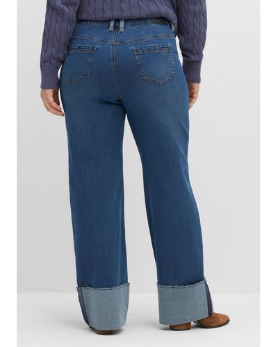 Sheego Jeans mit gerader Passform für Damen | Online-Schlussverkauf – Bis  zu 54% Rabatt | Lyst DE