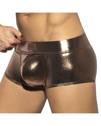 ES COLLECTION Boxer Shiny Trendy Push Up Or - Multicolore