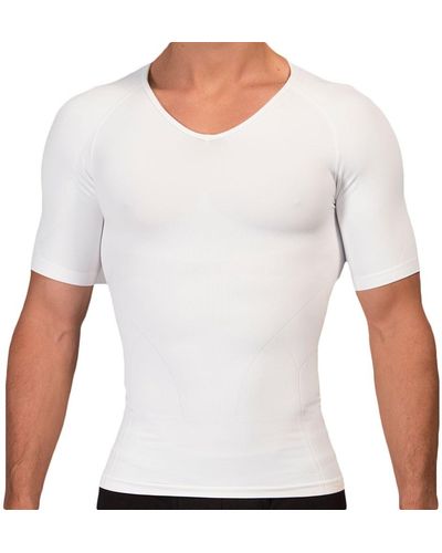 Rounderbum T-Shirt Seamless Compression - Blanc