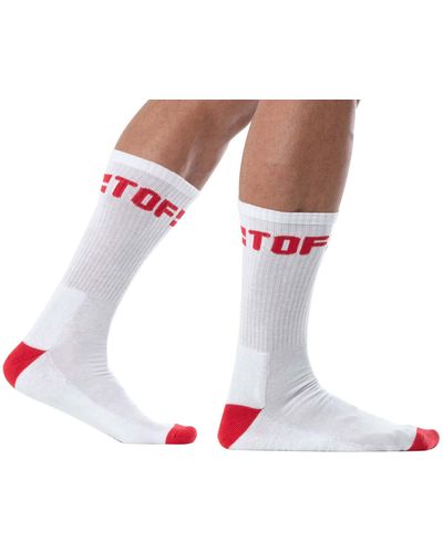 TOF Chaussettes Sport - Blanc