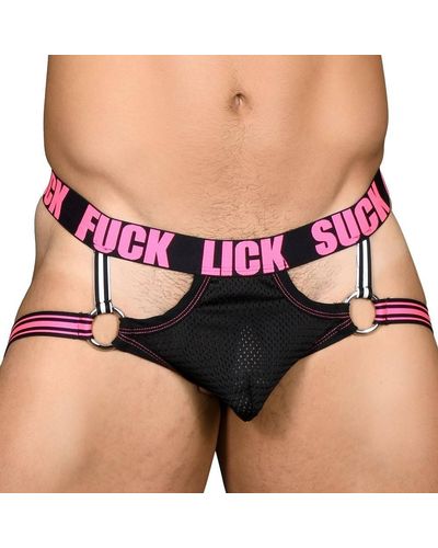 Andrew Christian Jock Strap Ring Lick Suck Fuck - Noir