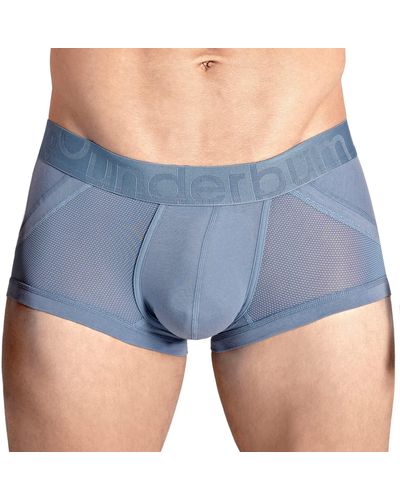 Rounderbum Boxer Anatomic Coton - Bleu