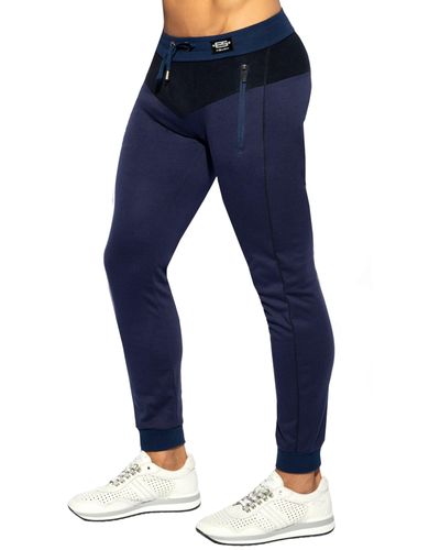 ES COLLECTION Pantalon Sport Combi Bleu