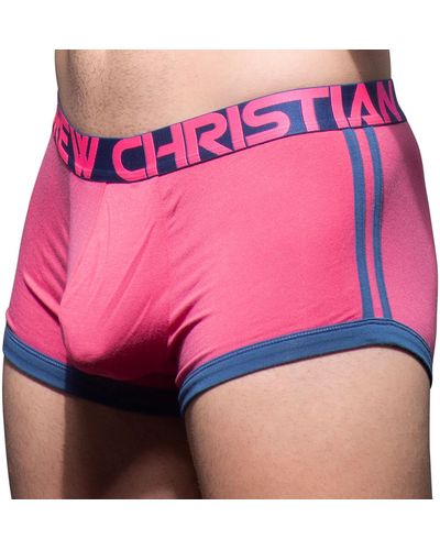 Andrew Christian Boxer CoolFlex Modal Active Show-It Fuchsia - Rose