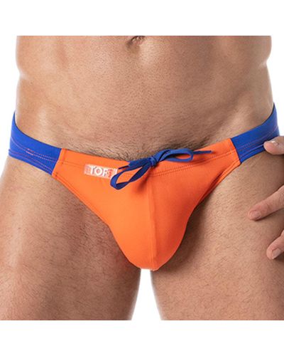 TOF Slip de Bain Bikini Holidays - Orange