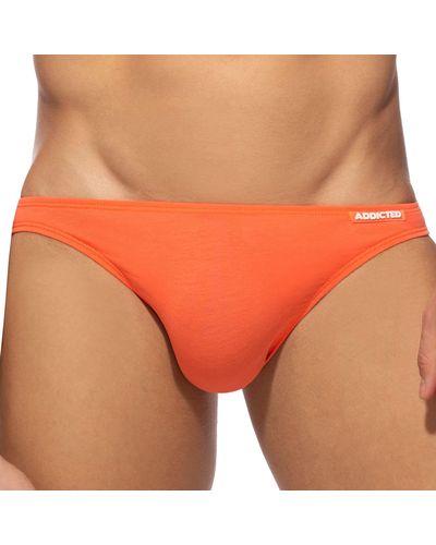 Addicted Slip Bikini Coton Corail - Orange