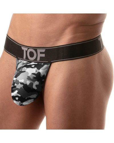 TOF String Sans Ficelle Iconic Camouflage - Noir
