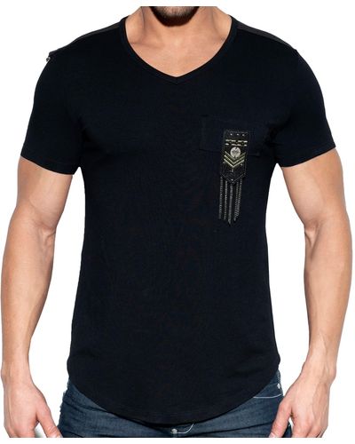 ES COLLECTION T-Shirt Chains Shield - Noir