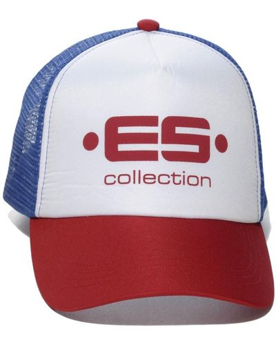 ES COLLECTION Casquette Baseball Print Logo - Rouge