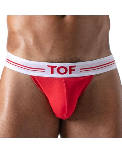 TOF String French Coton - Rouge