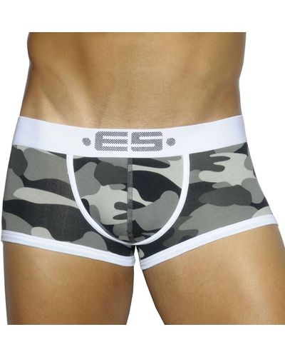 ES COLLECTION Shorty Basic Camouflage Gris