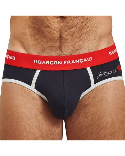 Garçon Français Slip Je t'aime - Multicolore