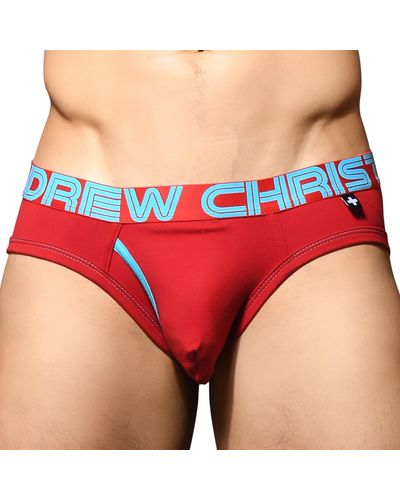 Andrew Christian Slip Almost Naked Fly Tagless - Rouge