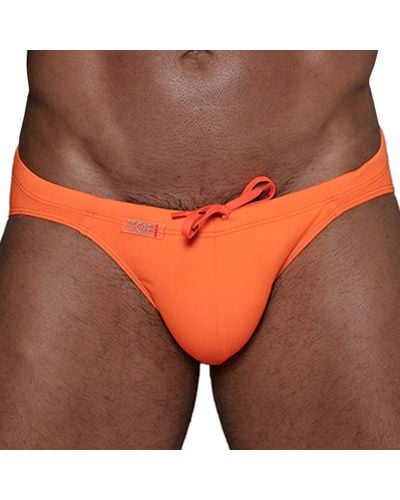 TOF Slip de Bain Bikini Neon - Orange