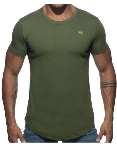 Addicted T-Shirt Basic U-Neck - Vert
