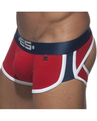ES COLLECTION Shorty Empty Bottom Double Side - Rouge