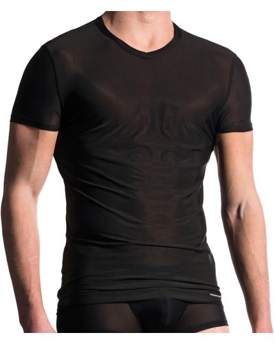 MANSTORE T-Shirt Col V M101 - Noir