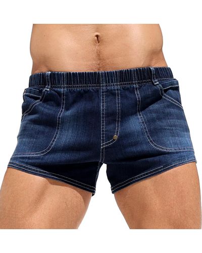 Rufskin Short Jeans Fidel - Bleu