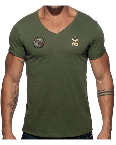 Addicted T-Shirt Military - Vert