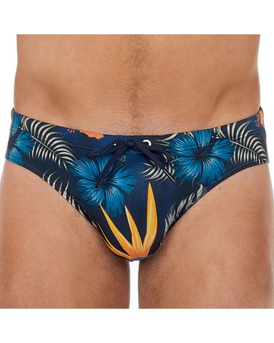 Hom Slip de Bain Tiki Marine - Bleu