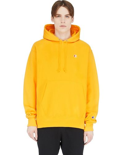 Yellow Champion Hoodies for Men | Lyst